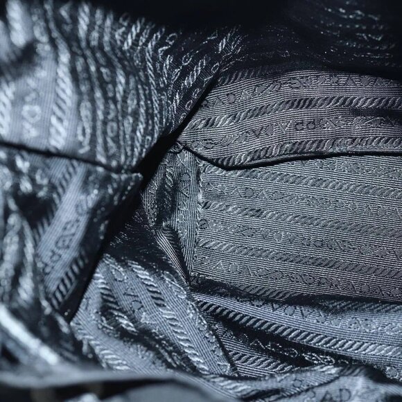 PRADA Backpack Nylon Black Silver Auth 85289 - Picture 12 of 16
